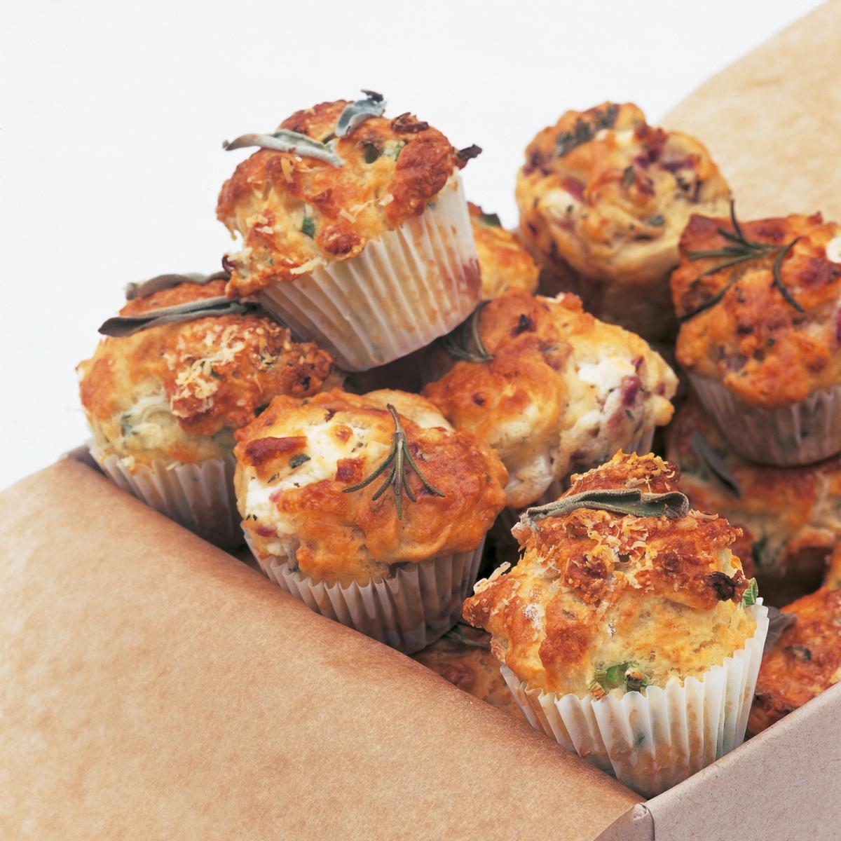 Savoury Mini Muffins with Two Flavourings | Recipes | Delia Online
