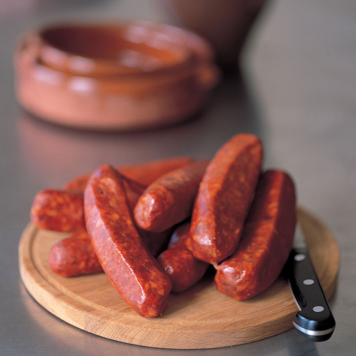 Ingredient chicken chorizo sausages