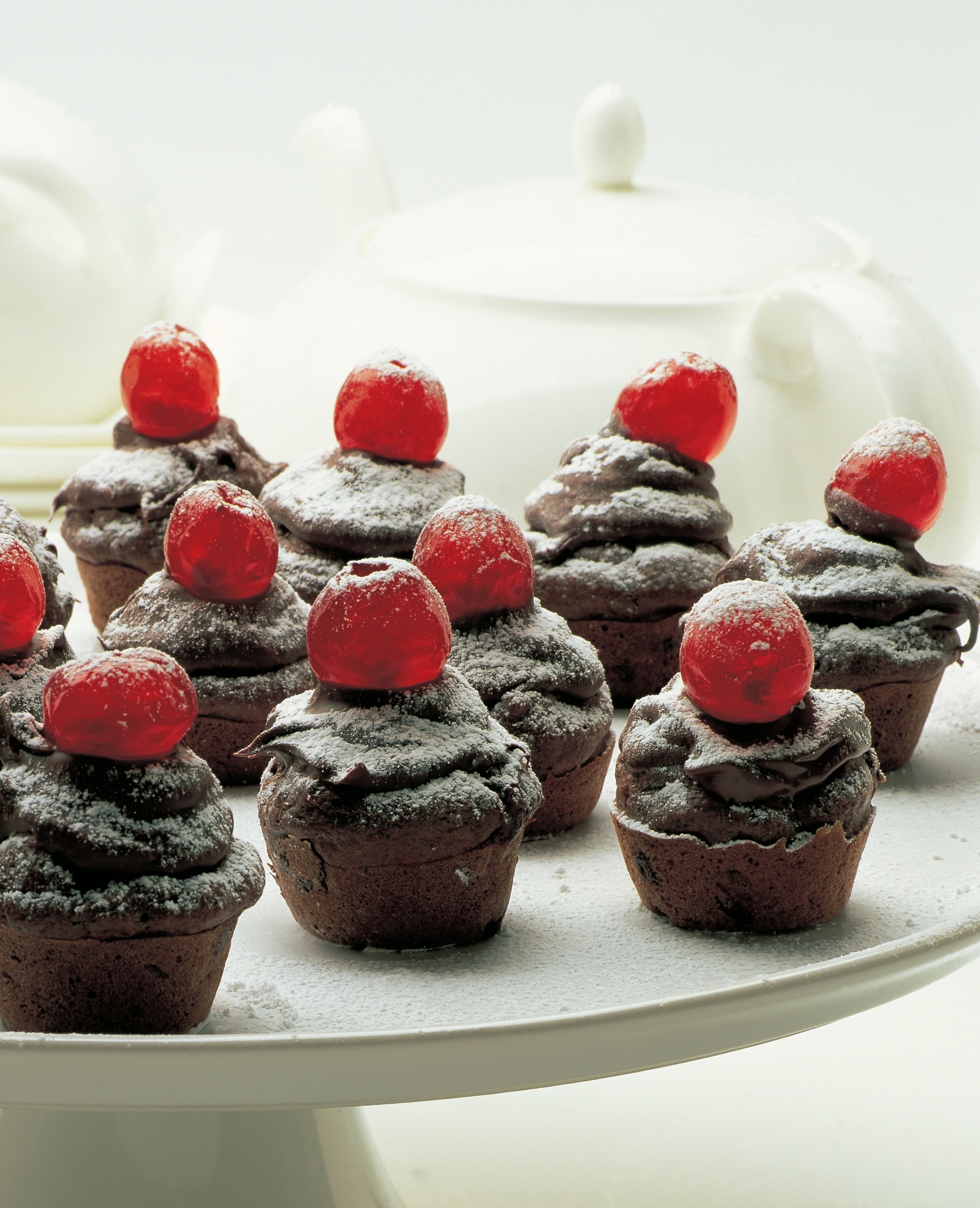 Chocolate Drop Mini Muffins with Red Noses, Recipes