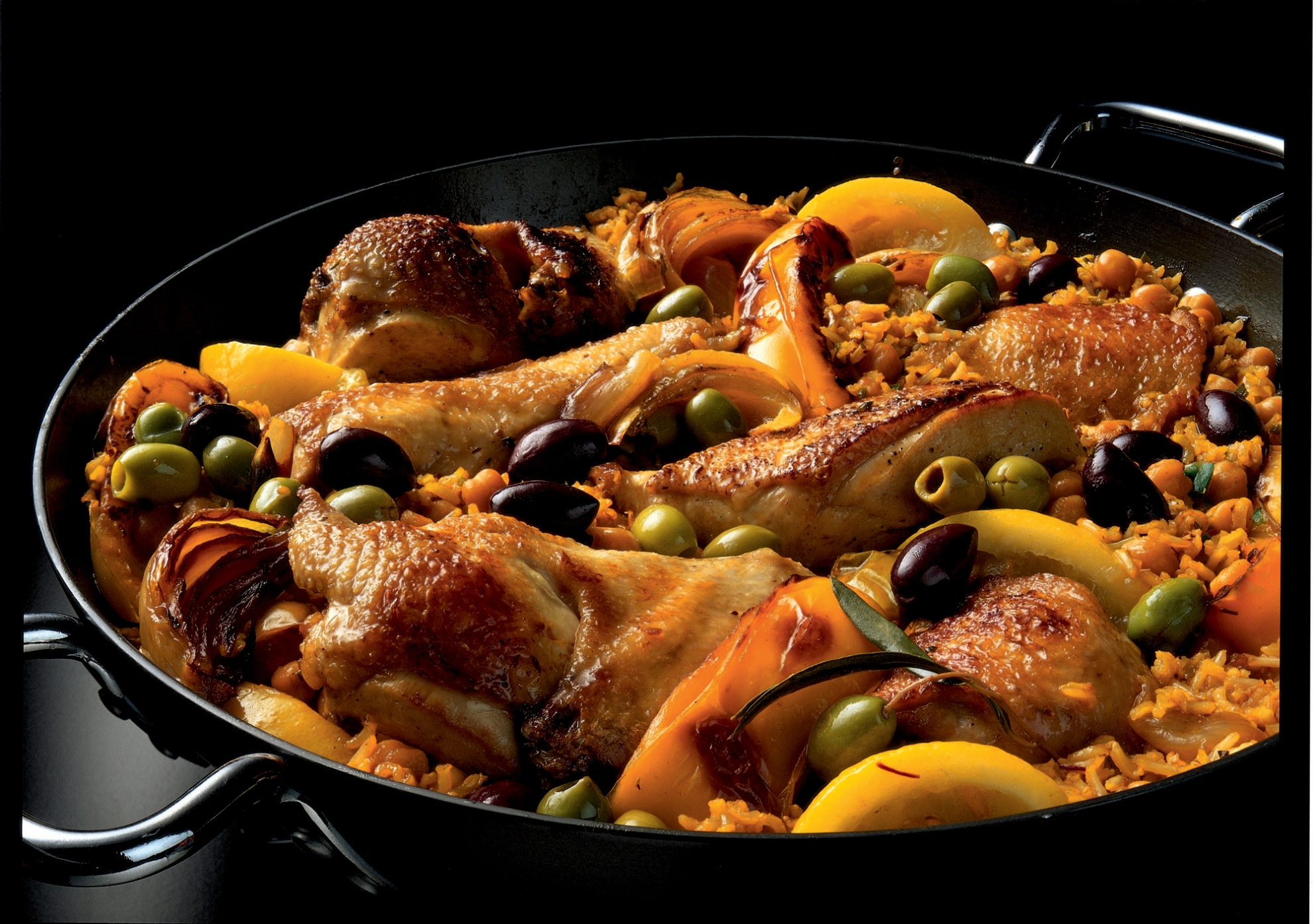Chicken Tagine with Chickpeas and Olives