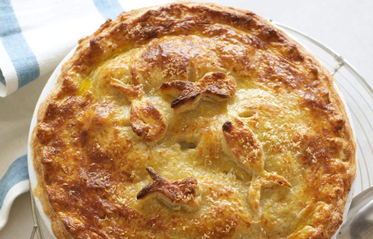 Luxury Seafood Pie with a Parmesan Crust | Recipes | Delia Online