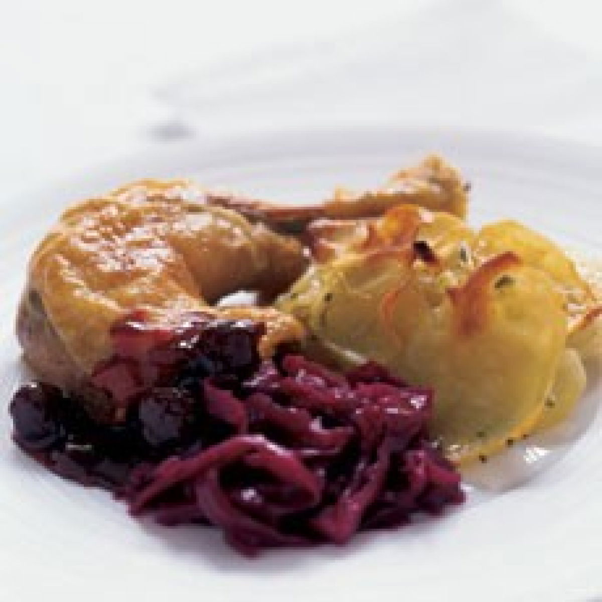 Duck with boulangere pots 25921