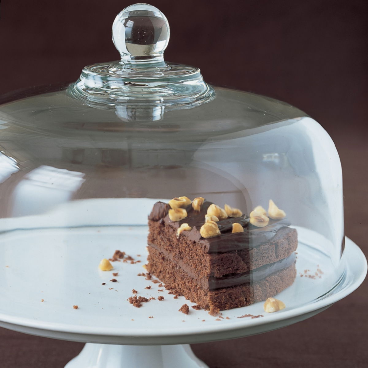 Chocolate chocolate soured cream cake