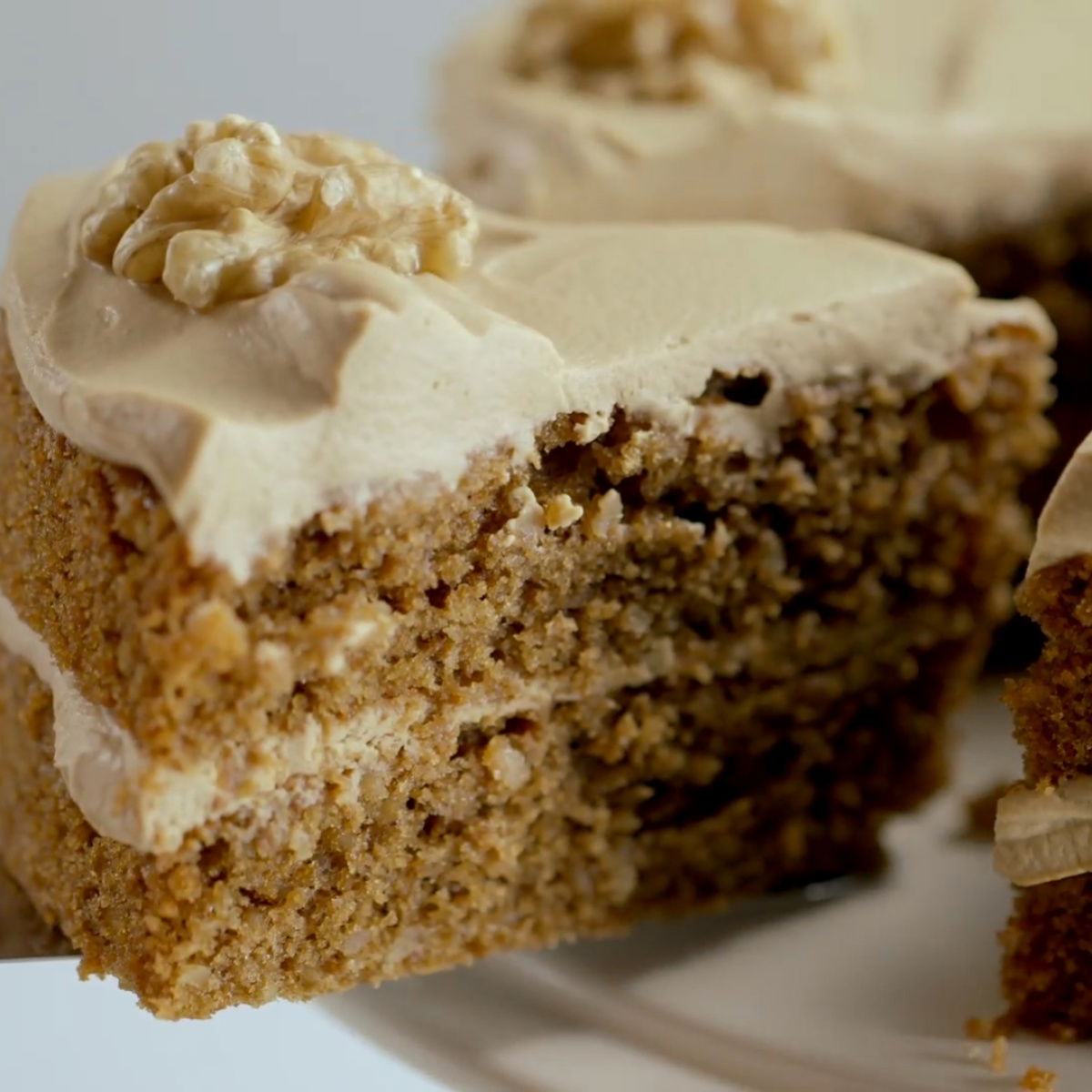 Coffee And Walnut Sponge Cake Coffee And Walnut Sponge Cake