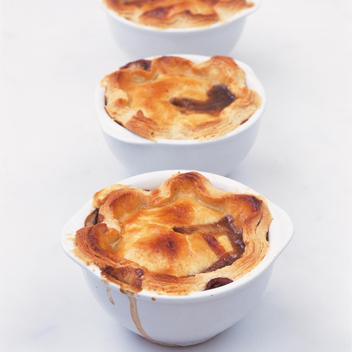 A picture of Delia's Individual Steak, Mushroom and Kidney Pies recipe