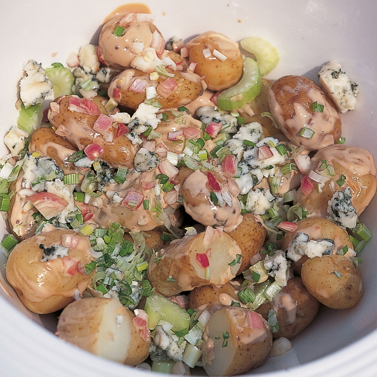 Htc potato salad with roquefort
