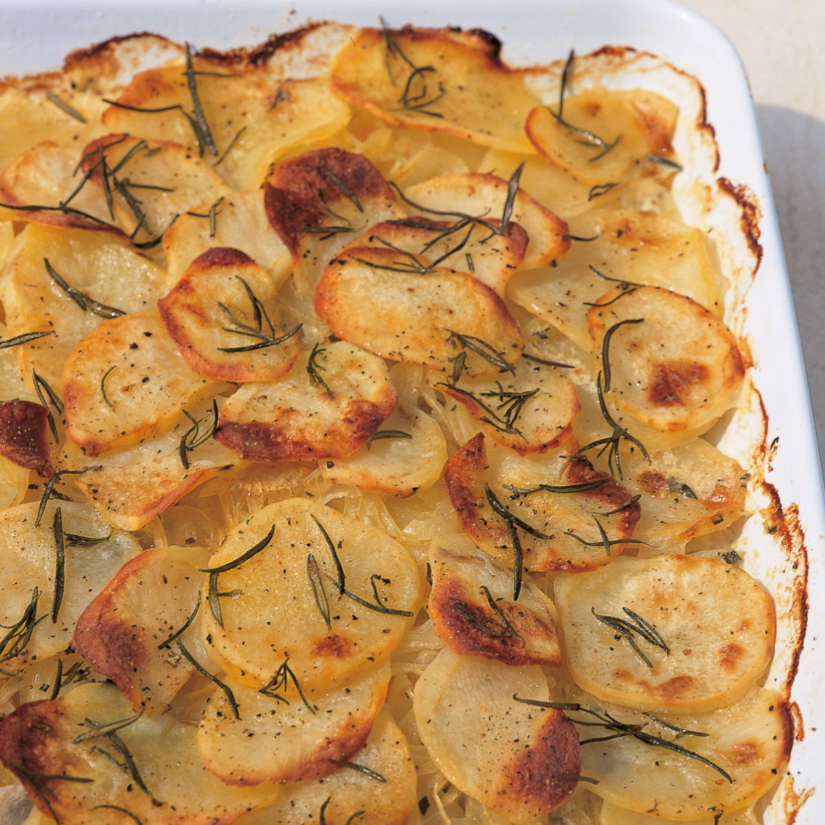 Htc potatoes boulangeres with rosemary