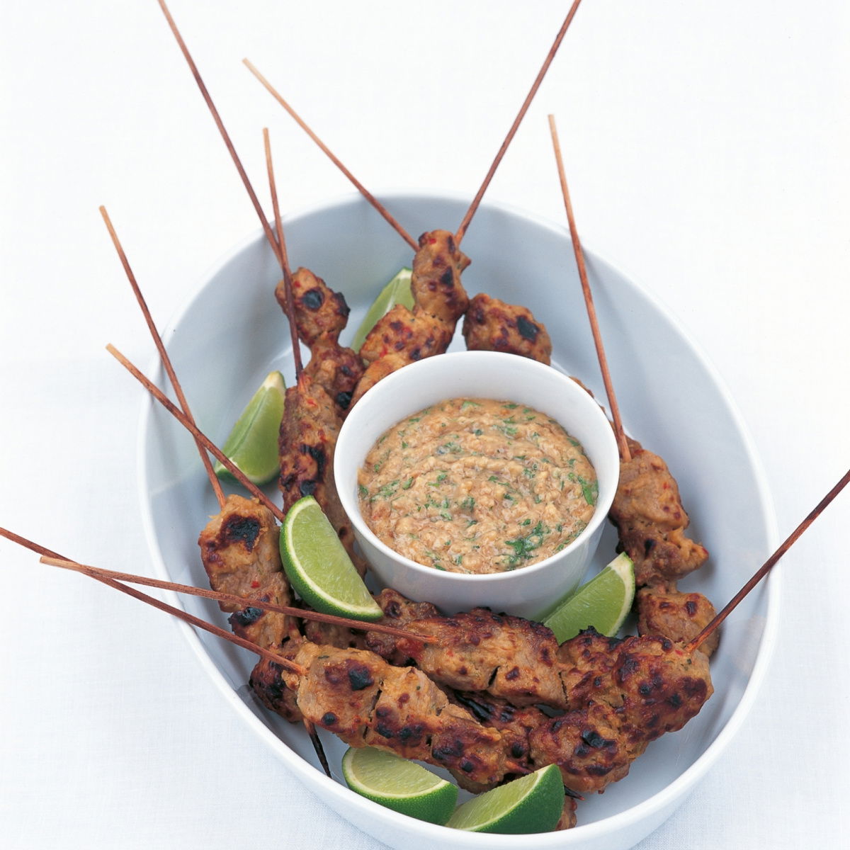 Htc thai pork satays with thai peanut sauce