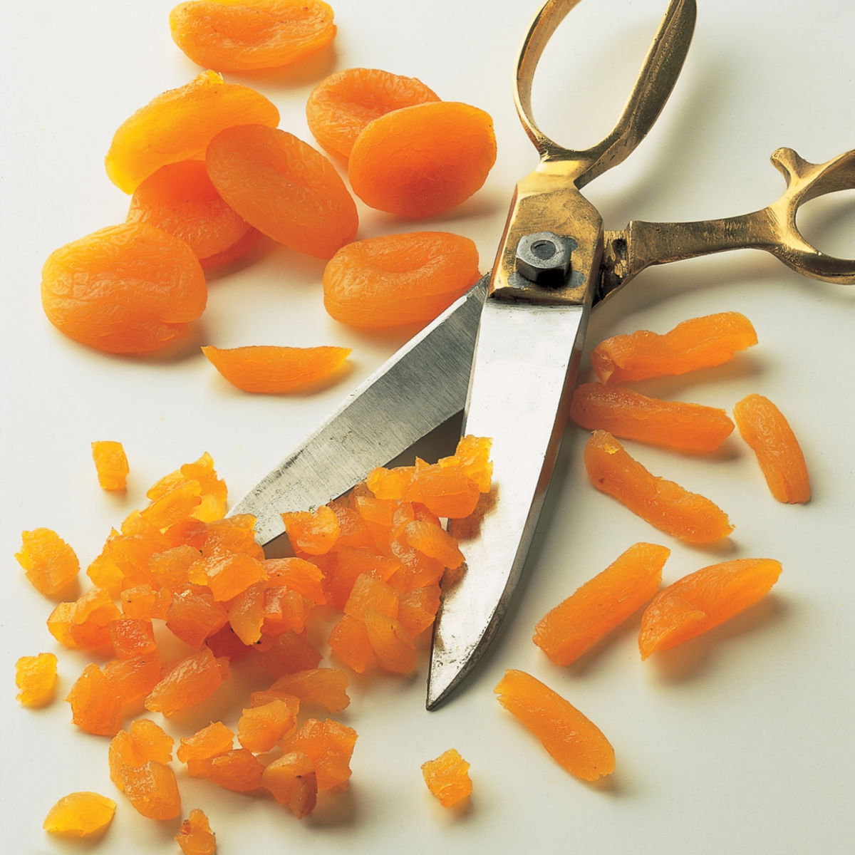 Ingredient baking apricots snipped