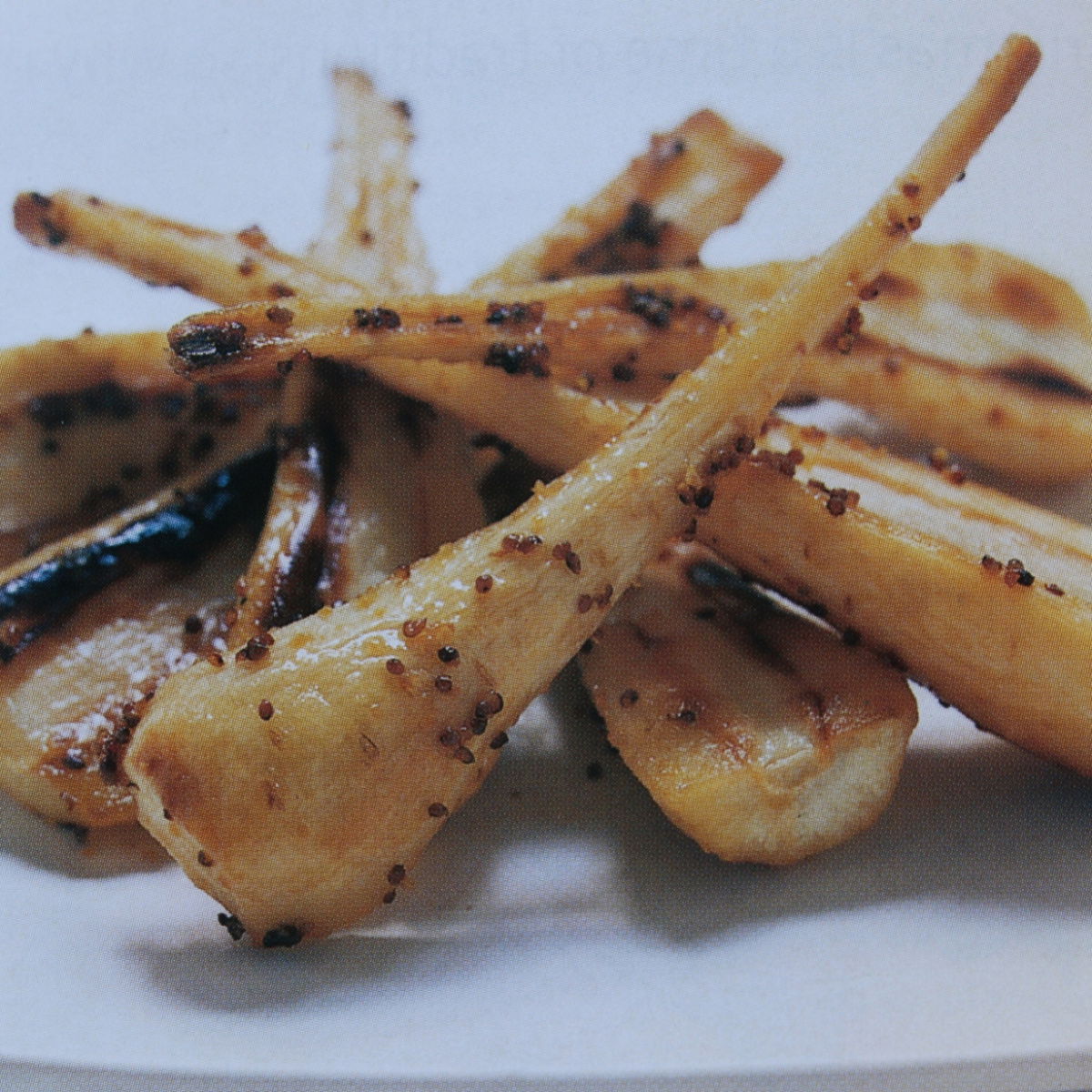Staff pic christmas easy parsnips with a mustard and maple glaze