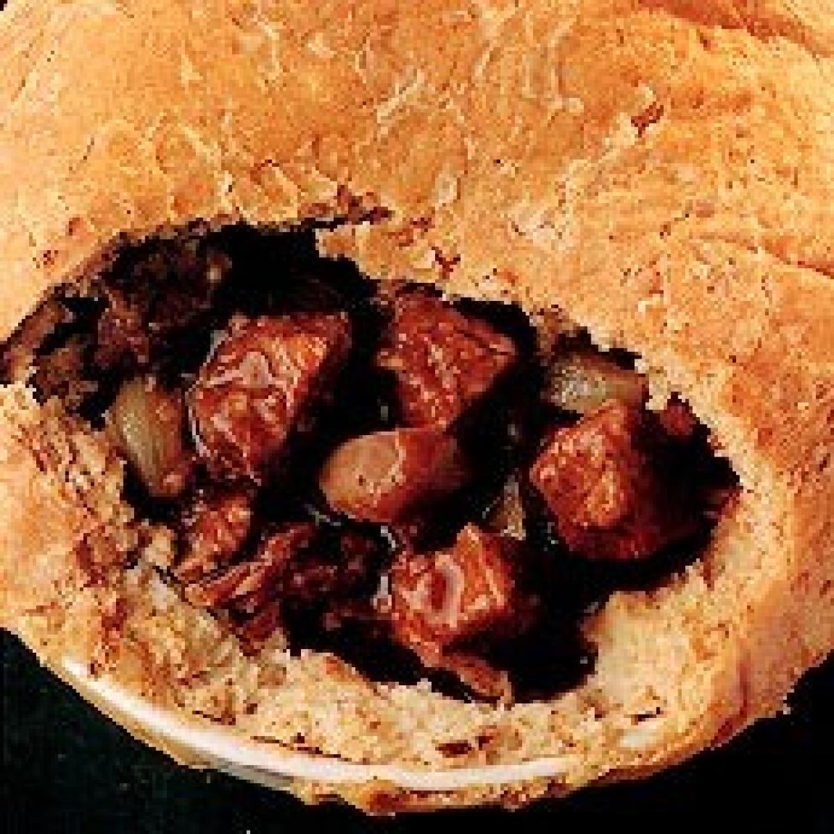 Steak And Kidney Pudding With