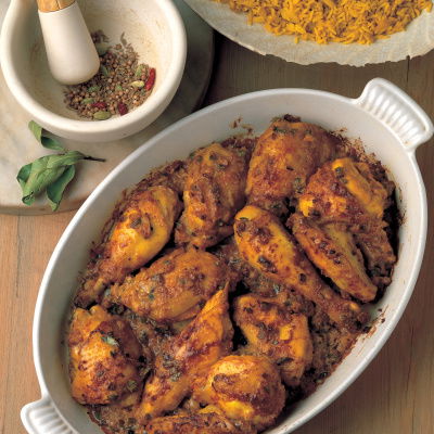 A picture of Delia's Chicken with Whole Spices recipe