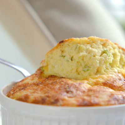 A picture of Delia's Potato, Cheese and Spring Onion Souffle recipe