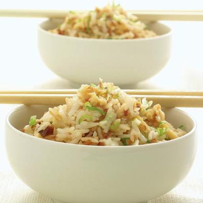 A picture of Delia&#039;s Stir-fried Rice with Egg and Spring Onions recipe