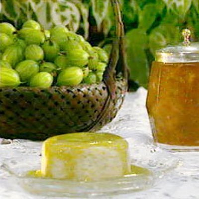 A picture of Delia's Italian Rice Creams with Gooseberry and Elderflower Puree recipe